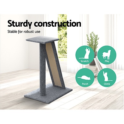 82cm Cat Scratching Post - Grey - Brand New - Free Shipping