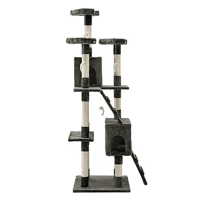 180cm Multi Level Cat Scratching Post - Grey - Brand New - Free Shipping