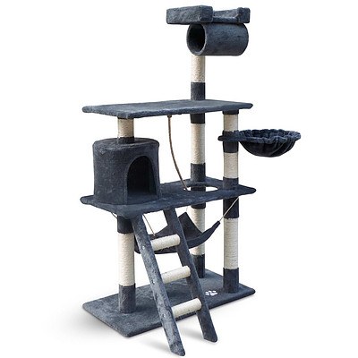 Cat Scratching Post Tree House Condo 141cm grey - Brand New - Free Shipping