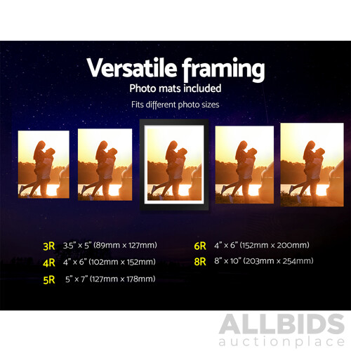 11 Piece Photo Gram Set - Black - Free Shipping