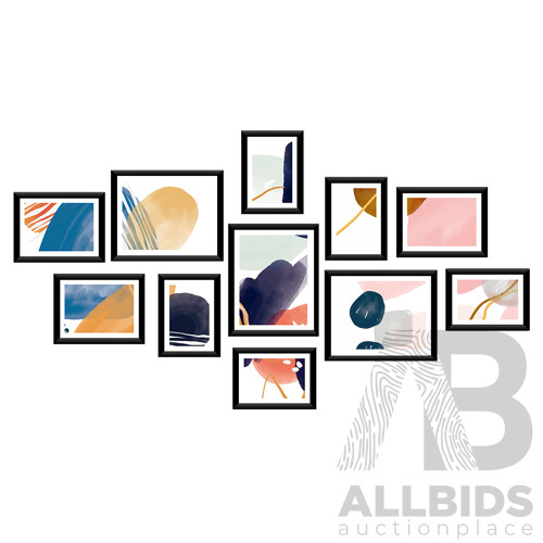 11 Piece Photo Gram Set - Black - Free Shipping