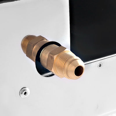 3 Burner Portable Oven - Silver & Black