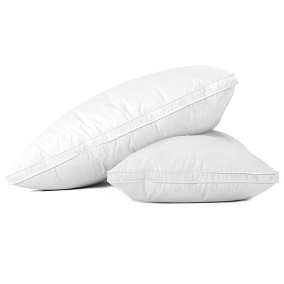 Goose Feather Down Twin Pack Pillow  - Brand New - Free Shipping