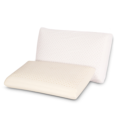 Set of 2 Natural Latex Pillow - Free Shipping