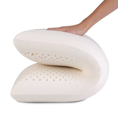 Set of 2 Natural Latex Pillow - Free Shipping