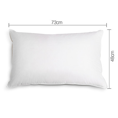 Set of 4 Medium & Soft Cotton Pillows -Brand New - RRP: $40.9 - Free Shipping