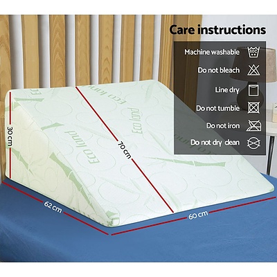 3-in-1 Multiple Use Bed Wedge Pillow Cushion - Free Shipping