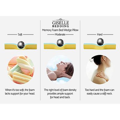 3-in-1 Multiple Use Bed Wedge Pillow Cushion - Free Shipping