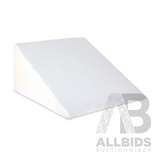 Foam Wedge Back Support Pillow - Beige - Free Shipping