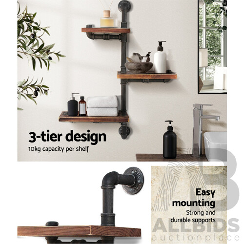 3 Level 84cm DIY Adjustable Metal Bookshelf - Brand New - Free Shipping