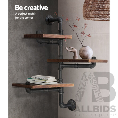 3 Level 84cm DIY Adjustable Metal Bookshelf - Brand New - Free Shipping