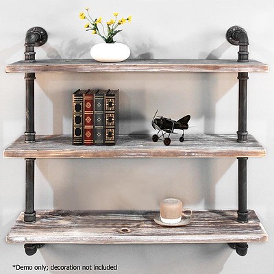 3 Level 92cm DIY Wall Mounted Bookshelf - Free Shipping