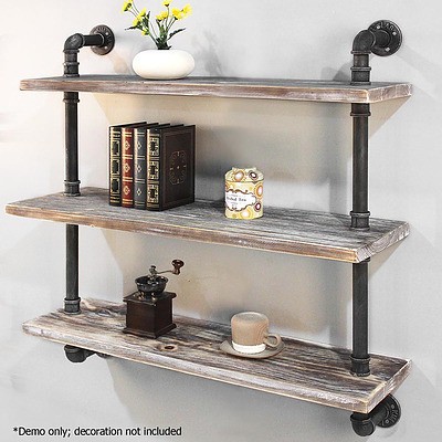 3 Level 92cm DIY Wall Mounted Bookshelf - Free Shipping