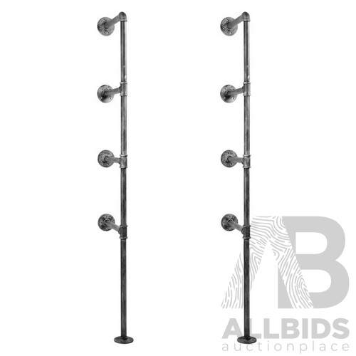 Wall Mount Pipe Bracket Shelf- 141 cm - Free Shipping