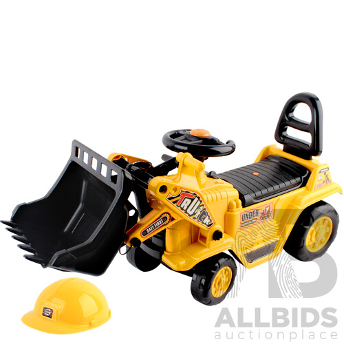 Kids Ride On Bulldozer - Yellow - Brand New - Free Shipping