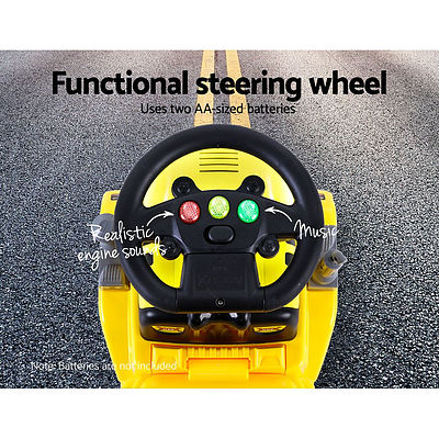 Kids Ride On Car w/ Building Blocks Toy Cars Engine Vehicle Truck Children - Brand New - Free Shipping