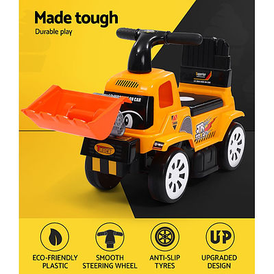 Kids Ride On Car Toys Truck Bulldozer Digger Toddler Toy Foot to Floor - Brand New - Free Shipping
