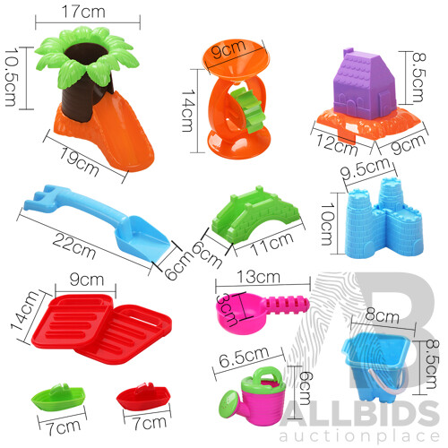 Kid's Outdoor Table & Chair Sandpit Toy Set - Free Shipping