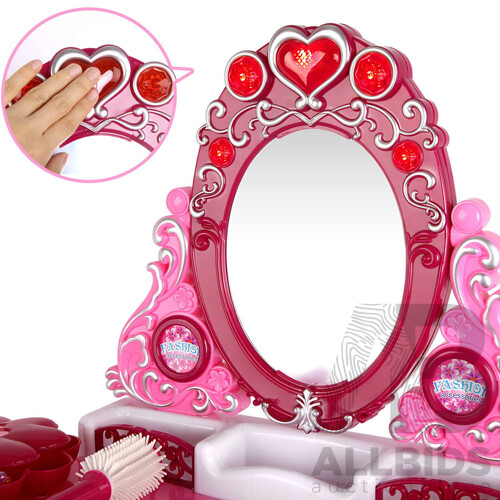 30 Piece Kids Dressing Table Set - Pink - Brand New - Free Shipping