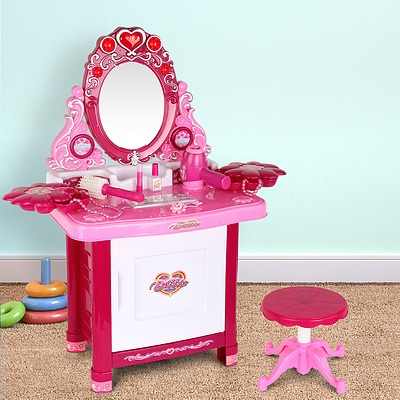 30 Piece Kids Dressing Table Set - Pink - Brand New - Free Shipping