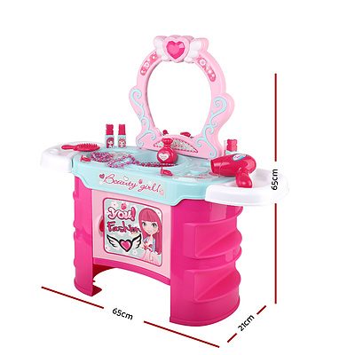 Kids Makeup Desk Play Set - Pink - Brand New - Free Shipping