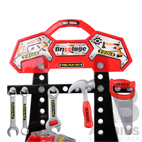 Kids Workbench Play Set - Red - Brand New - Free Shipping