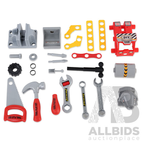 Kids Workbench Play Set - Red - Brand New - Free Shipping