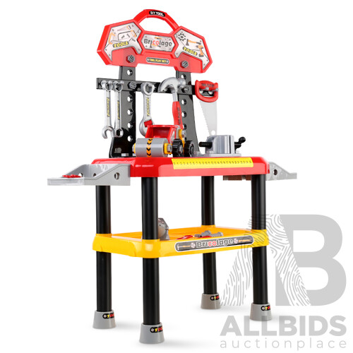 Kids Workbench Play Set - Red - Brand New - Free Shipping
