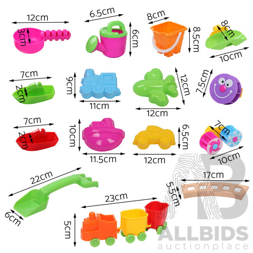 Keezi 26 Piece Kids Umbrella & Table Set 