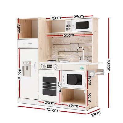 Wooden Kitchen Pretend Play Set - Brand New - Free Shipping