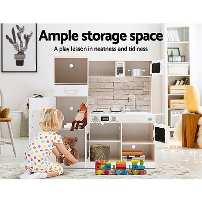 Wooden Kitchen Pretend Play Set - Brand New - Free Shipping