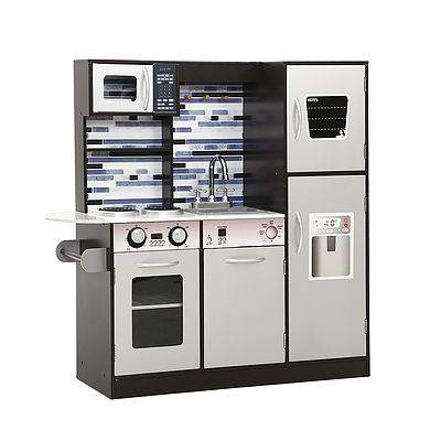 Kids Kitchen Wooden Pretend Play Set Toys Cooking Food Children Cookware - Brand New - Free Shipping