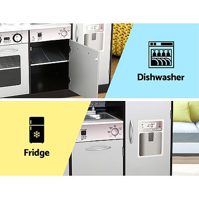 Kids Kitchen Wooden Pretend Play Set Toys Cooking Food Children Cookware - Brand New - Free Shipping