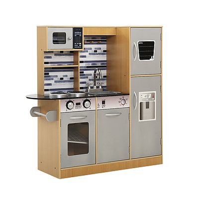 Kids Kitchen Wooden Pretend Play Set Toys Food Cooking Children Cookware - Brand New - Free Shipping