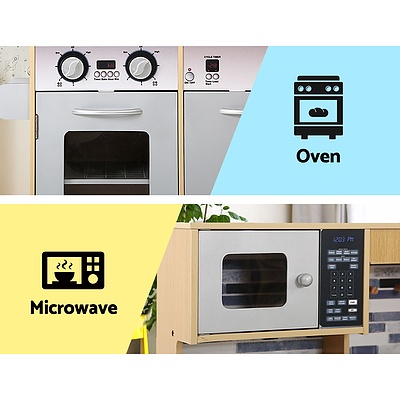 Kids Kitchen Wooden Pretend Play Set Toys Food Cooking Children Cookware - Brand New - Free Shipping