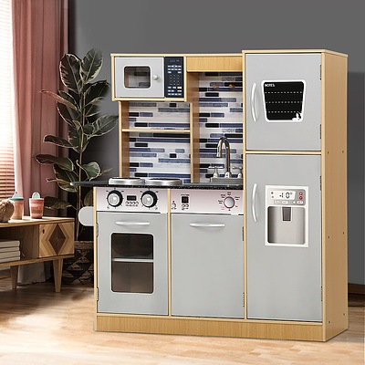 Kids Kitchen Wooden Pretend Play Set Toys Food Cooking Children Cookware - Brand New - Free Shipping