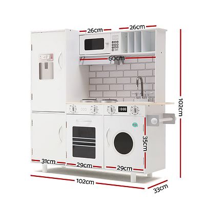 Wooden Kitchen Pretend Play Set - Brand New - Free Shipping