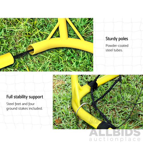 Everfit Portable Soccer Football Goal Net Kids Outdoor Training Sports 3.6M XL