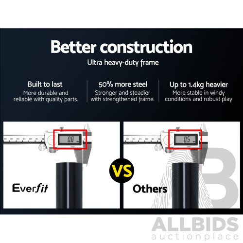 Everfit Portable Soccer Football Goal Net Kids Outdoor Training Sports 3.6M XL