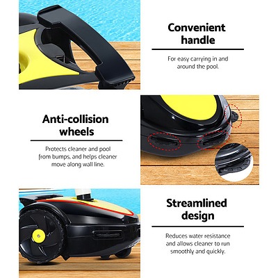 Swimming Pool Cleaner Floor Climb Wall Automatic Vacuum