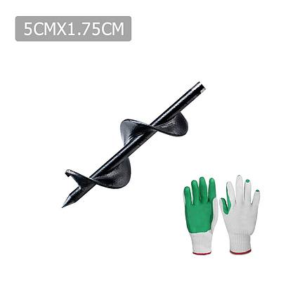 Garden Auger Power Earth Post Hole Digger Planter Drill Bit 50x175mm