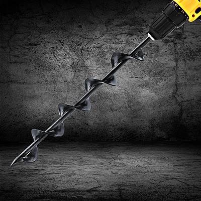 Garden Auger Power Earth Post Hole Digger Planter Drill Bit 50x450mm - Brand New - Free Shipping