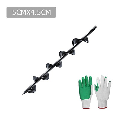 Garden Auger Power Earth Post Hole Digger Planter Drill Bit 50x450mm - Brand New - Free Shipping