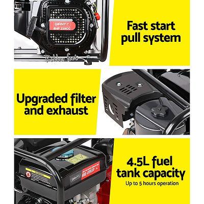 2inch High Flow Water Pump - Black & Red - Brand New - Free Shipping