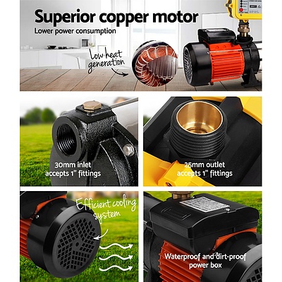 Water Pressure Pump Multi Stage Auto Garden House Rain Tank Irrigation - Brand New - Free Shipping