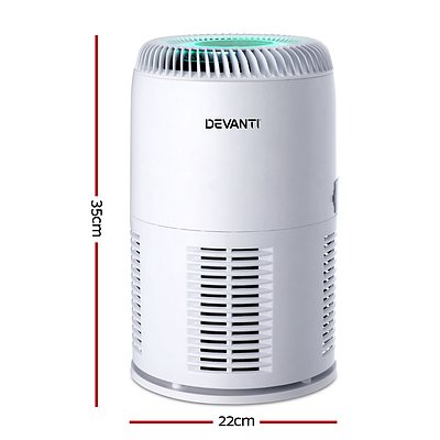 Air Purifier Desktop Purifiers HEPA Filter Home Freshener Carbon Ioniser - Brand New - Free Shipping