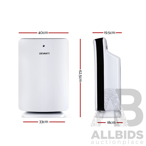 Air Purifier HEPA Filter Freshener Carbon Ioniser Cleaner with Remote Timer - Brand New - Free Shipping