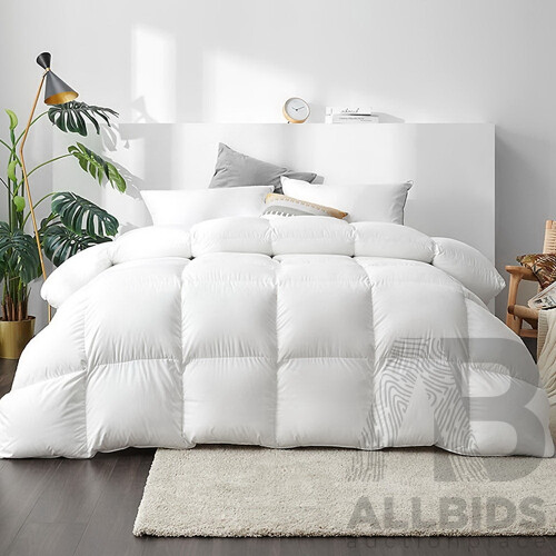 Super King Size Light Weight Duck Down Quilt Cover - Free Shipping