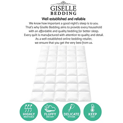 Super King Size Duck Down Quilt - Brand New - Free Shipping