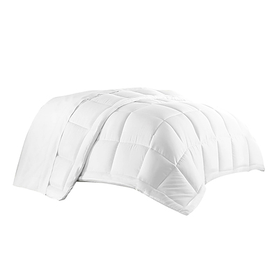 Super King Size Merino Wool Duvet Quilt- White - Free Shipping